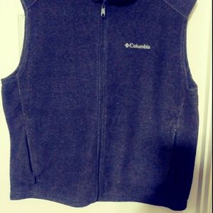 Columbia fleece vest XL